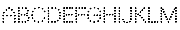 Polka dot Font Font UPPERCASE