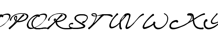 Pollard_Signature Font UPPERCASE