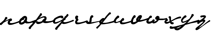 Pollard_Signature Font LOWERCASE