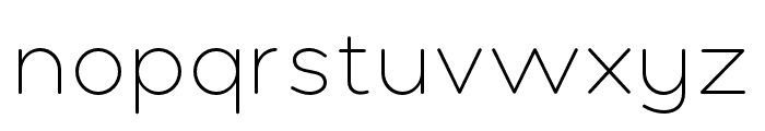 Polly Rounded Light Font LOWERCASE