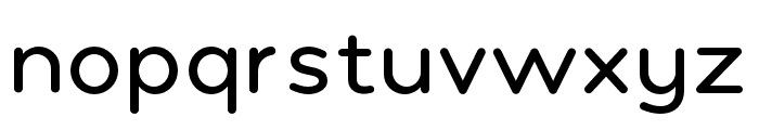 Polly Rounded Regular Font LOWERCASE