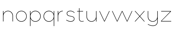 Polly Thin Font LOWERCASE
