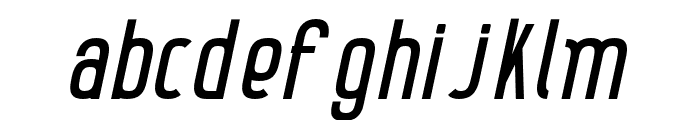 Polotan Oblique Font LOWERCASE