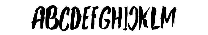PolsickBrush-Regular Font UPPERCASE