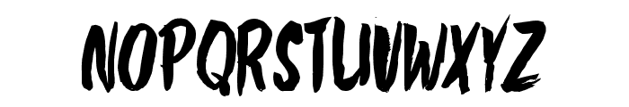 PolsickBrush-Regular Font UPPERCASE