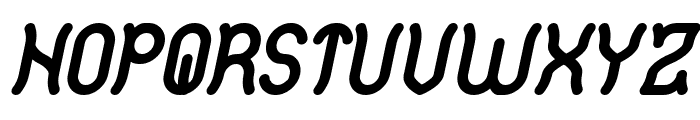 Polysoup Bold Italic Font UPPERCASE