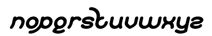 Polysoup Bold Italic Font LOWERCASE