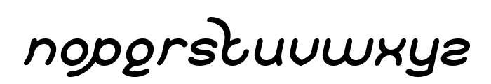 Polysoup Italic Font LOWERCASE