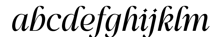 Polyster Authentic italic Reg Font LOWERCASE
