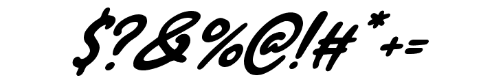 Pomona Italic Font OTHER CHARS