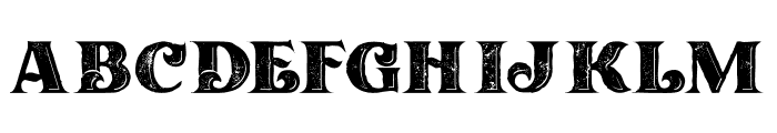Ponds Inline Grunge Font UPPERCASE