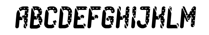Ponkadought Font UPPERCASE