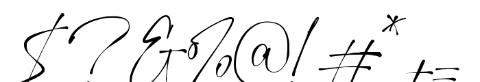 PonpewdSignature Font OTHER CHARS