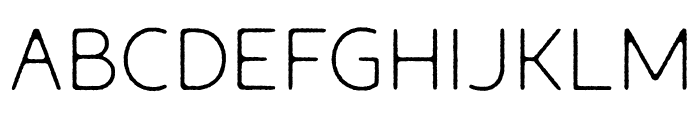 Pontus Light Font LOWERCASE