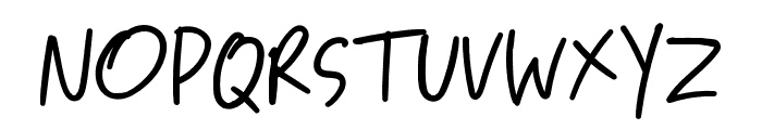 Ponypoket Font UPPERCASE