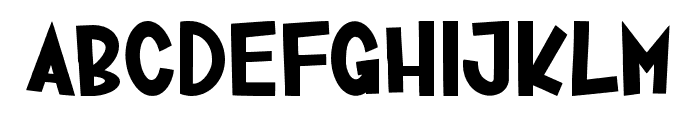 PoonfatRegular Font UPPERCASE