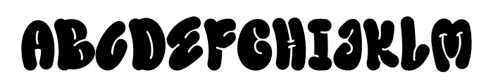 Poozie Font UPPERCASE