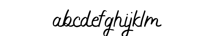 Poppies Font LOWERCASE
