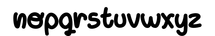 Poppin-Story Font LOWERCASE