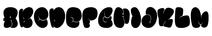 Poppoly Font UPPERCASE