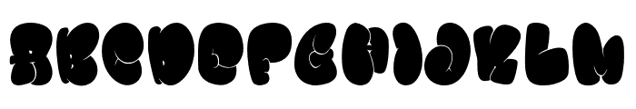 PoppolyRegular Font UPPERCASE