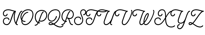 Poptis-Regular Font UPPERCASE
