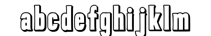 Porterhouse Shadow Regular Font LOWERCASE