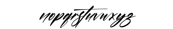 Portillo Bryant Italic Font LOWERCASE