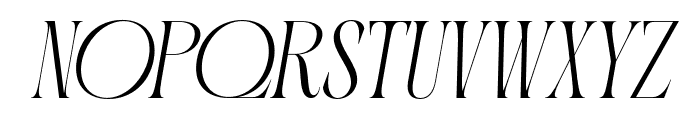 Portiso Italic Font UPPERCASE