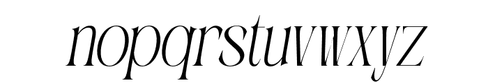 Portiso Italic Font LOWERCASE