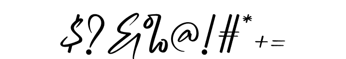Portland Signature Font OTHER CHARS