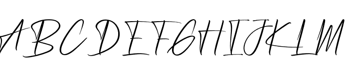 Portland Signature Font UPPERCASE
