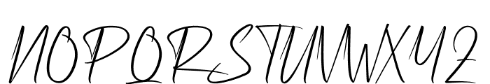 Portland Signature Font UPPERCASE