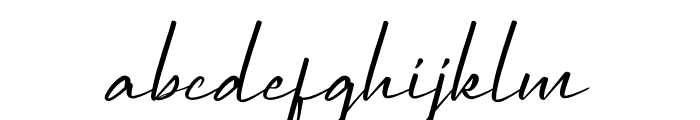 Portland Signature Font LOWERCASE