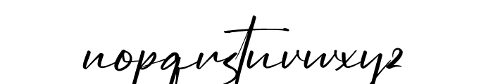 Portland Signature Font LOWERCASE