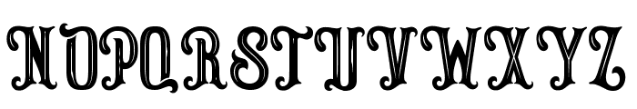 Portland slove ligature Font UPPERCASE