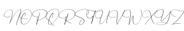 Porto Signature Italic Font UPPERCASE
