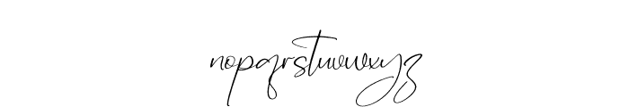 Porto Signature Italic Font LOWERCASE