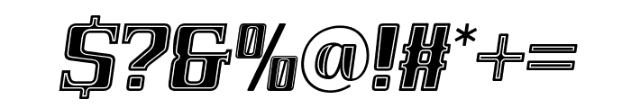 Pos Era Italic Font OTHER CHARS