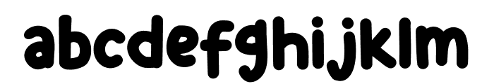 Positive Forward Font LOWERCASE