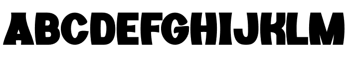 Positive Sixties Regular Font LOWERCASE