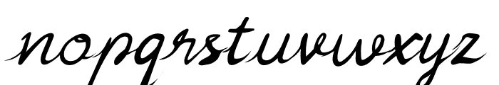 Postciv-Italic Font LOWERCASE