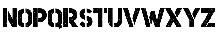 Poster Grunge Font UPPERCASE