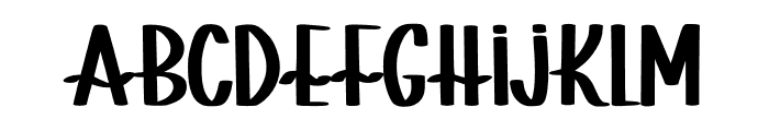 Poster Lay Font UPPERCASE