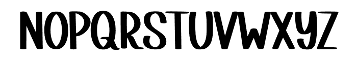 Poster Lay Font LOWERCASE