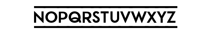 PostmarkStyle1-Bold Font LOWERCASE