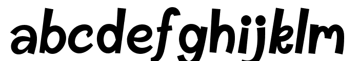 Postregular-Regular Font LOWERCASE