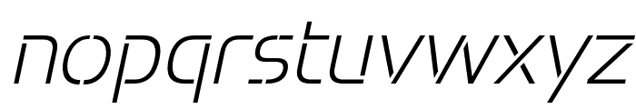 Potel Stencil ExtLt Ita Font LOWERCASE