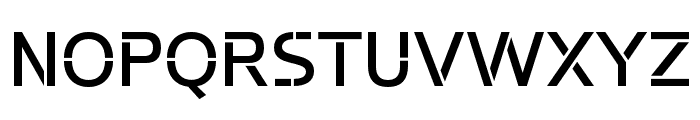 Potel Stencil Medium Font UPPERCASE