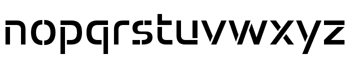 Potel Stencil Medium Font LOWERCASE